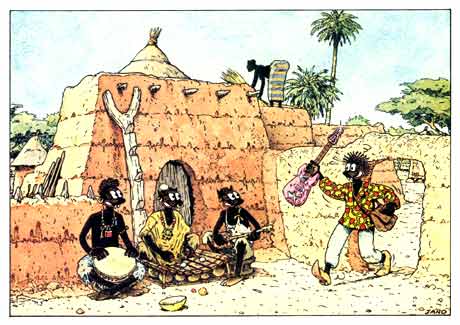 Retour au village du fils prodige, by Jano