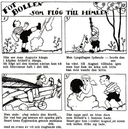 Fotbollen som Flog till Himlen, by Tove Jansson