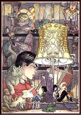 Books of Magic - cover by Michael Kaluta