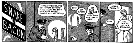 Snake 'n' Bacon by Michael Kupperman