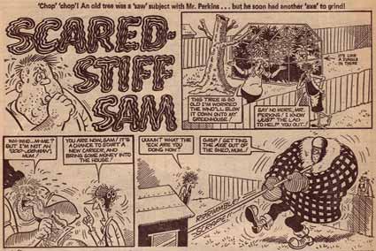 Scared-Stiff Sam, by Mike Lacey