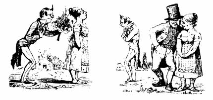 comic art by Carl Larsson 1872