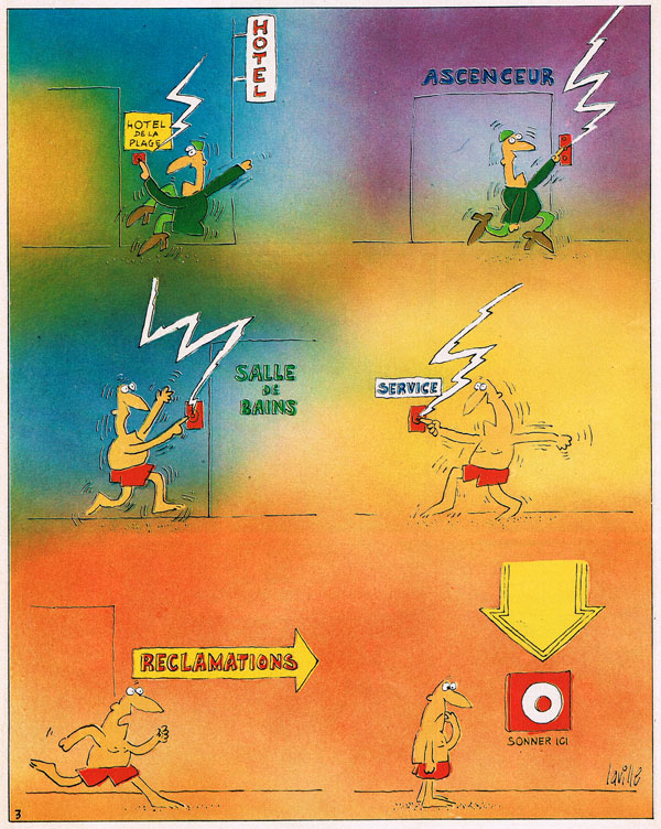 Comic page for Pilote by Laville