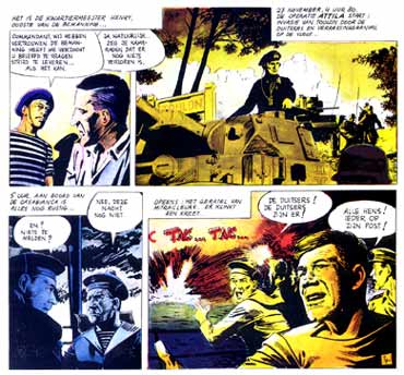 Comic for Tintin, by Pierre Le Goff (1976)