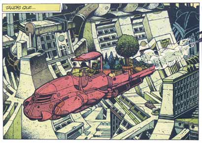 comic art by Patrick Lesueur