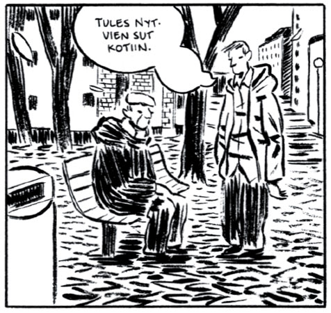 Comic art by Mika Lietzen