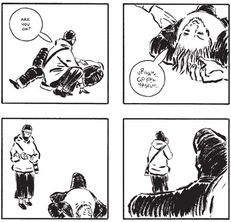 Comic art by Mika Lietzén