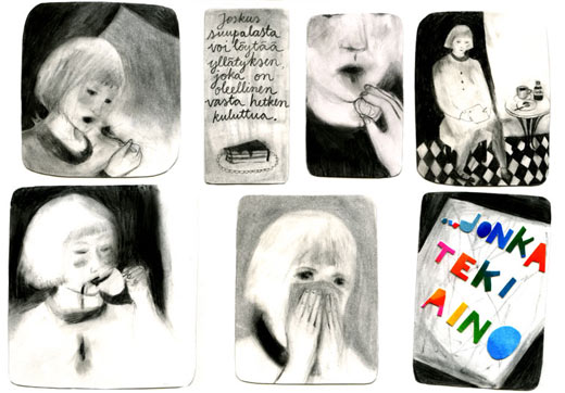 Olipa kerran sarjakuva by Aino Louhi