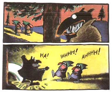 comic art by Ulf Lundkvist