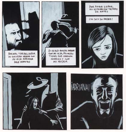 comic art by Luis Manchado