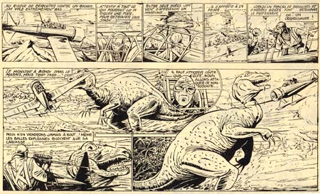 Au Pays des Monstres, by Marijac (Le Samedi, 1949)