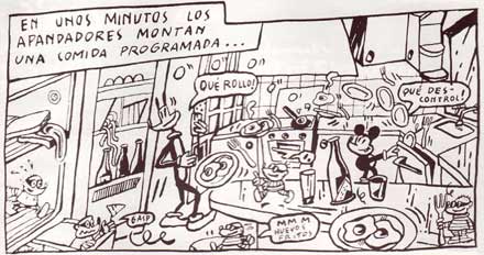 comic art by Mariscal