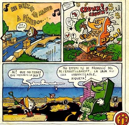 comic art by Mariscal (1975)