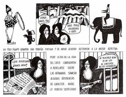 comic art by Victoria Martos (1987)