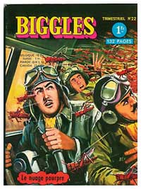Biggles cover, by Roger Melliès