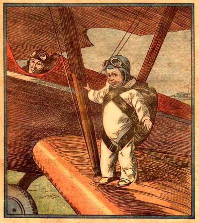 cover illustration for Le Pelerin, by Moritz (1932)