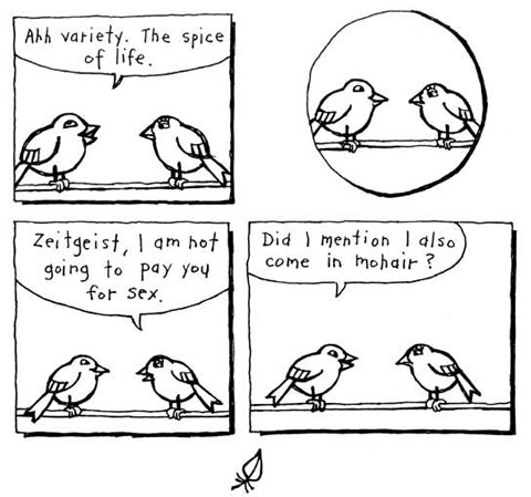 Zeitgeist the Canary, by Lianne Morrissette