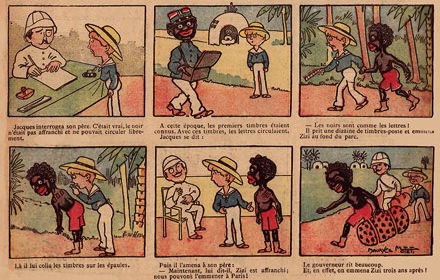 comic from Le Jeudi de la Jeunesse, by Mauryce Motet (1905)