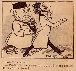 comic from Le Jeudi de la Jeunesse, by Mauryce Motet (1905)