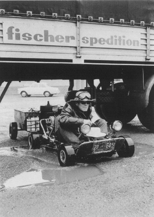 Gokart trip, Hannover, Germany, 1962.