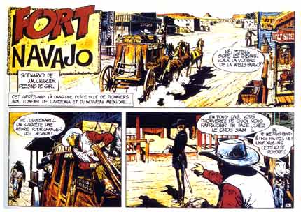 First appearance of Blueberry, by Giraud and Charlier