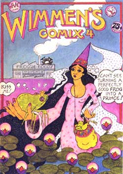 Wimmen's Comix #4, cover by Shelby Sampson 1974