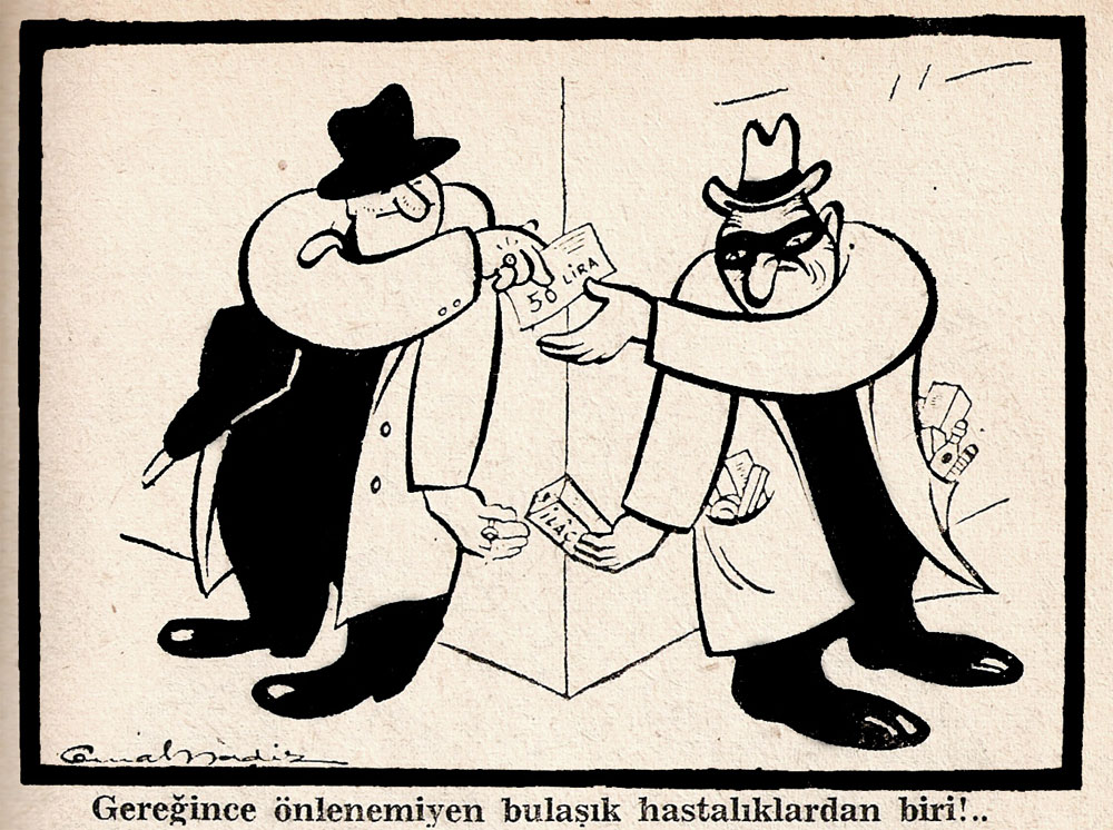 Cartoon by Cemal Nadir Guler