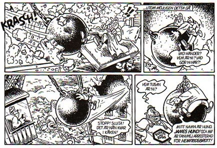 James Hund comic, by Patrik Norrman