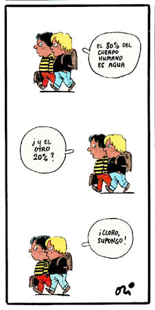 Comic strip by Enrique Oliván