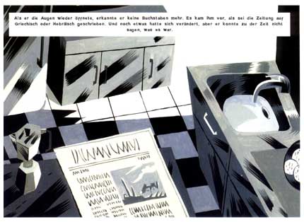 comic art by Javier Olivares (Strapazin, 2004)