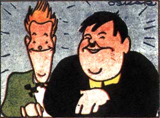 Laurel & Hardy, by Óskar, 1935