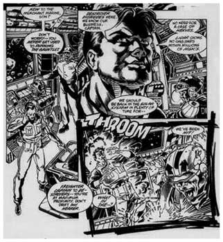 work for Topps, by Yanick Paquette