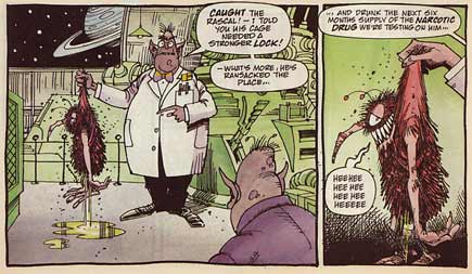 comic art by Steve Parkhouse