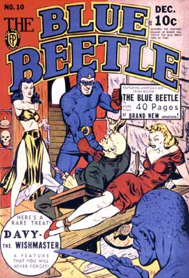 Blue Beetle Cover (1941), by Ramone Patenaude