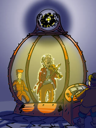 Comic art by Björn Pertoft