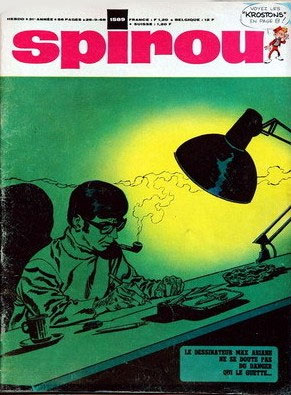 Cover for Spirou, by Arthur Piroton