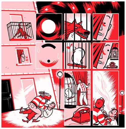 comic art by Miguel Porto