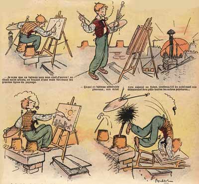 comic art by Poulbot