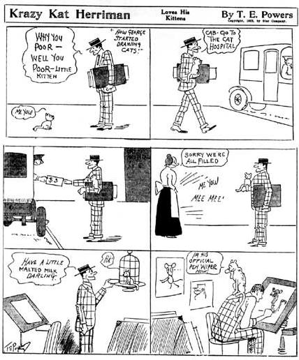 Krazy Kat Herriman, by T. E. Powers