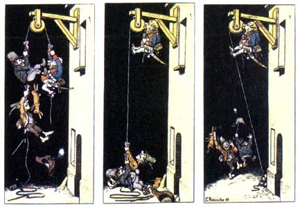 comic art by Emil Reinicke 1889