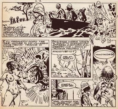 comic art by Maurizio Ricci (Il Mago, 1978)