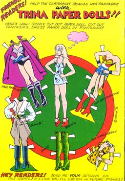 Back of Trina's Women, by Trina Robbins