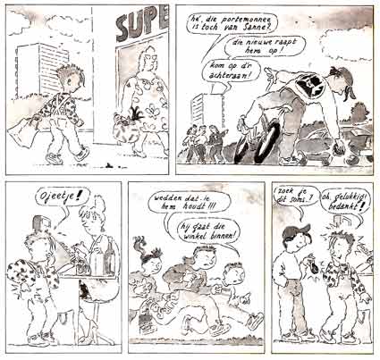 comic from Okki, by Julius Ros (1988)