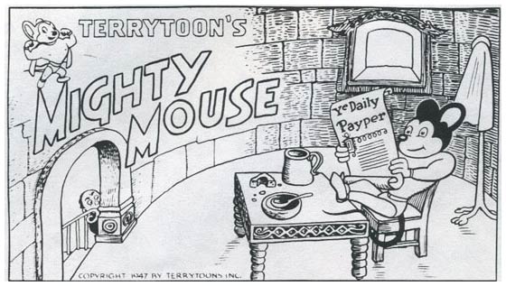 Mighty Mouse by Herb Roth