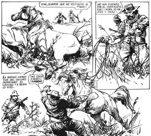 comic art by Carlos Roume