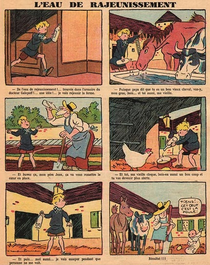 l'Eau de Rajeunissement, by Jean-Jacques Roussau (Rustica 24, 14/6/1931)