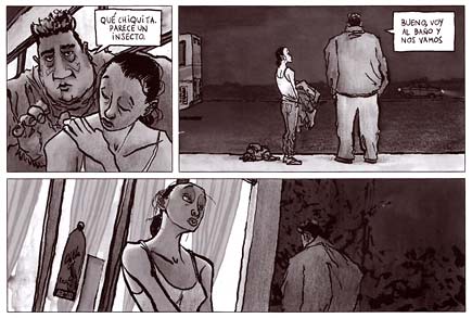 comic art by Juan Saenz Valiente