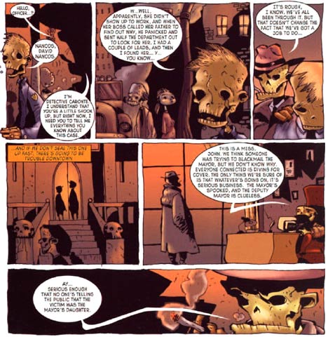 Johnny Caronte, Zombie Detective by Tony Sandoval