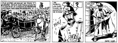 Comic from O Crime by Fernando Santos Costa