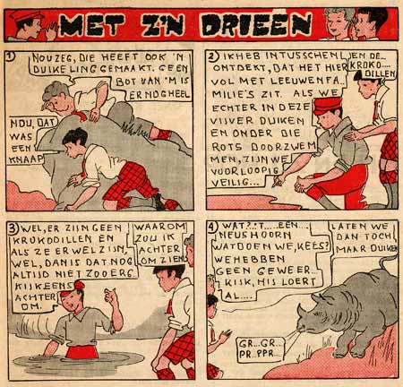 Met z'n Drieen, by Willy Schermele (Stuiversblad 10/3/1935)